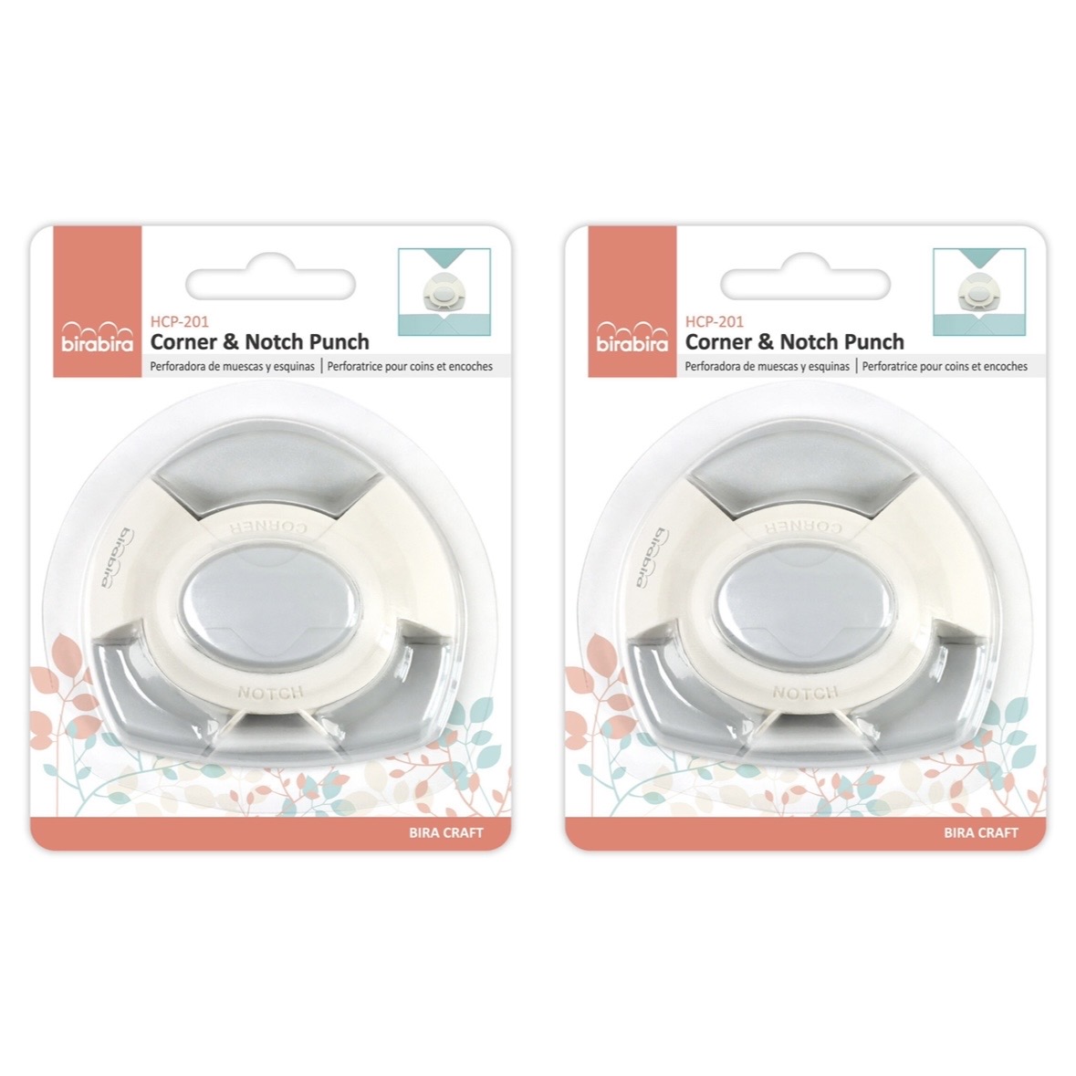 פאנץ' מעגל פינות ויוצר מגרעת - מארז זוג