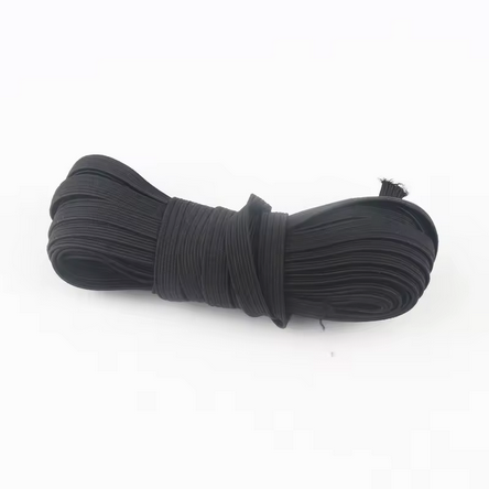 גומי שטוח שחור - 8 מ"מ