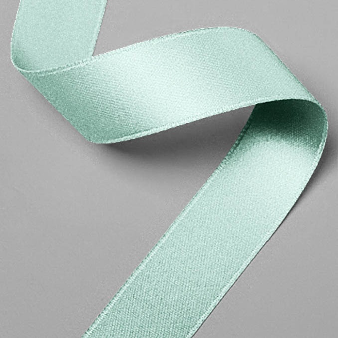 סרט סאטן 15 מ"מ - מנטה בהיר