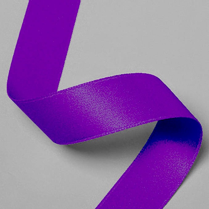 סרט סאטן 15 מ"מ - סגול