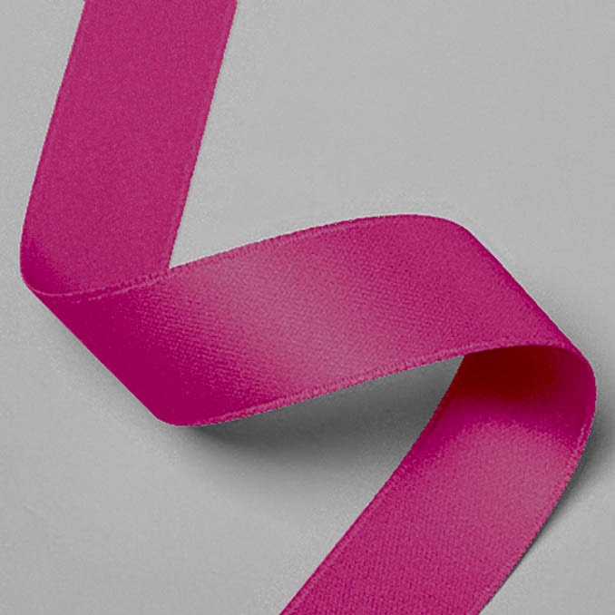 סרט סאטן 15 מ"מ - פוקסיה