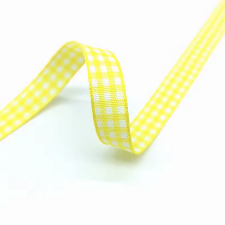 סרט משבצות 15 מ"מ - צהוב