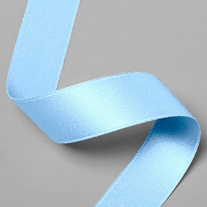 סרט סאטן 15 מ"מ - תכלת