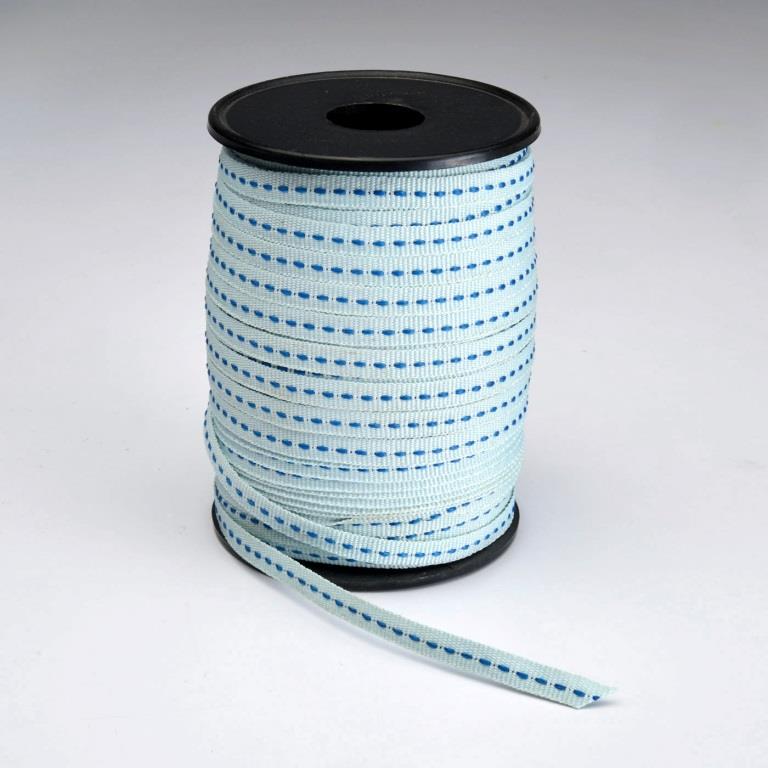 סרט תפר 0.6 ס"מ - תכלת עם תפר כחול